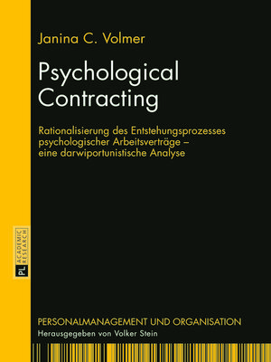 cover image of Psychological Contracting